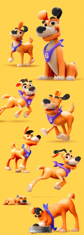 Dog, Cat and Kids-猫狗卡通