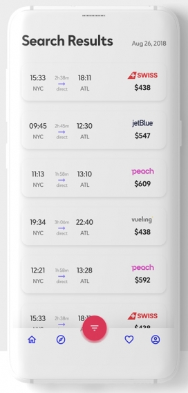 Mobile Flights-移动航班应用概念