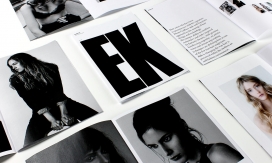 EK具有未来主义的发型师