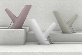 树枝灵感的自平衡吹风机