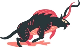 Horned Animals-有角动物插画