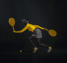 SHPORT-黄颜色的运动肖像