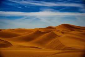 连绵起伏的沙漠