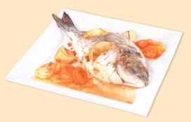 Italian Recipes-意大利食谱插画