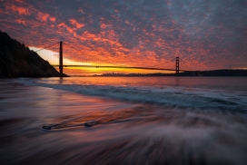 金门大桥的海潮