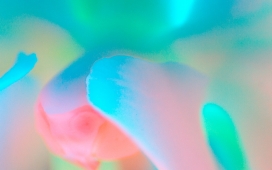 漂亮的粉红蓝背景图