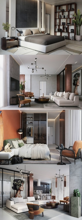 充满顽皮的诱人公寓