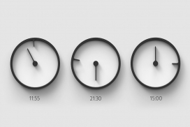 挑战传统时间显示方法的时钟设计