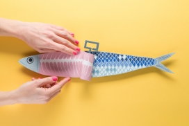 Paper Sardine-手工剪纸秋刀鱼