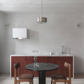 采用柔和色调翻新的明斯克公寓