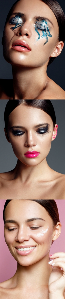 ScorpioJin杂志-眼部时尚彩妆人像