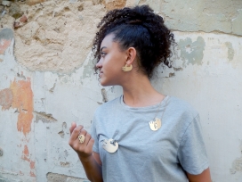 天然青铜绿玛瑙首饰