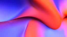 唯美的蓝紫红桌面壁纸