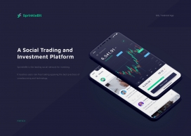 SprinkleBit社会交易和投资平台APP设计