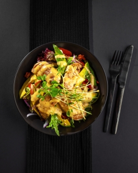 土豆沙拉料理美食