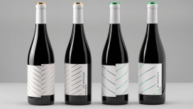 极佳优雅简约的LOm酒标