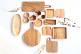 木质餐盘餐具勺子
