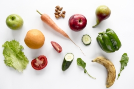 绿色蔬菜与水果