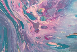 抽象的冬天液态图