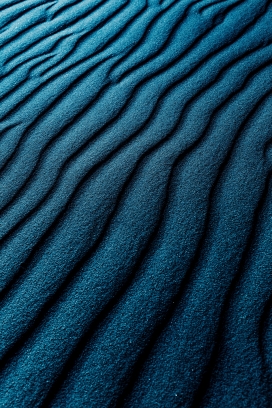 蓝色波浪砂石