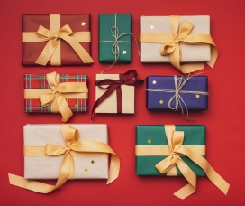 漂亮的圣诞礼盒