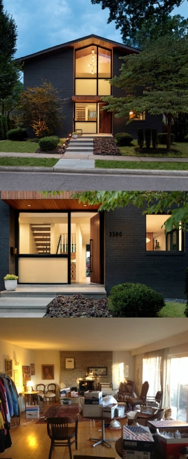 华盛顿特区经过翻修的1962年现代派房屋