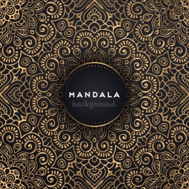 奢华金箔欧式花纹素材图