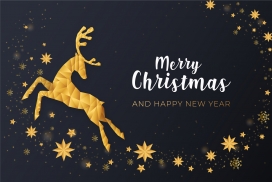 圣诞节金鹿素材下载