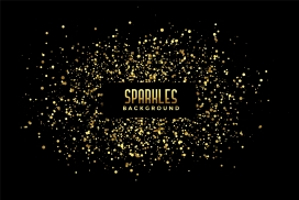 抽象的闪光黑金背景素材图