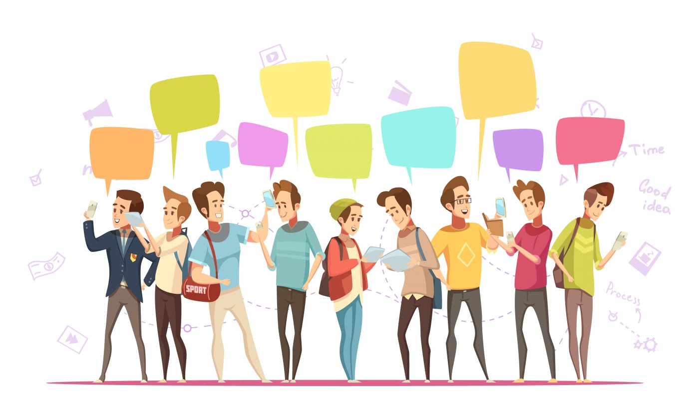 上班族白领卡通素材图片