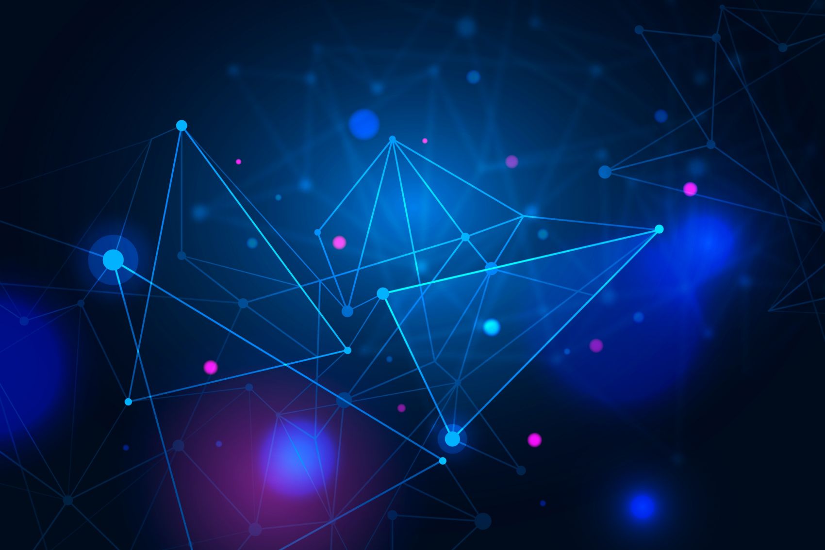 炫彩交叉的菱形网络曲线素材图片