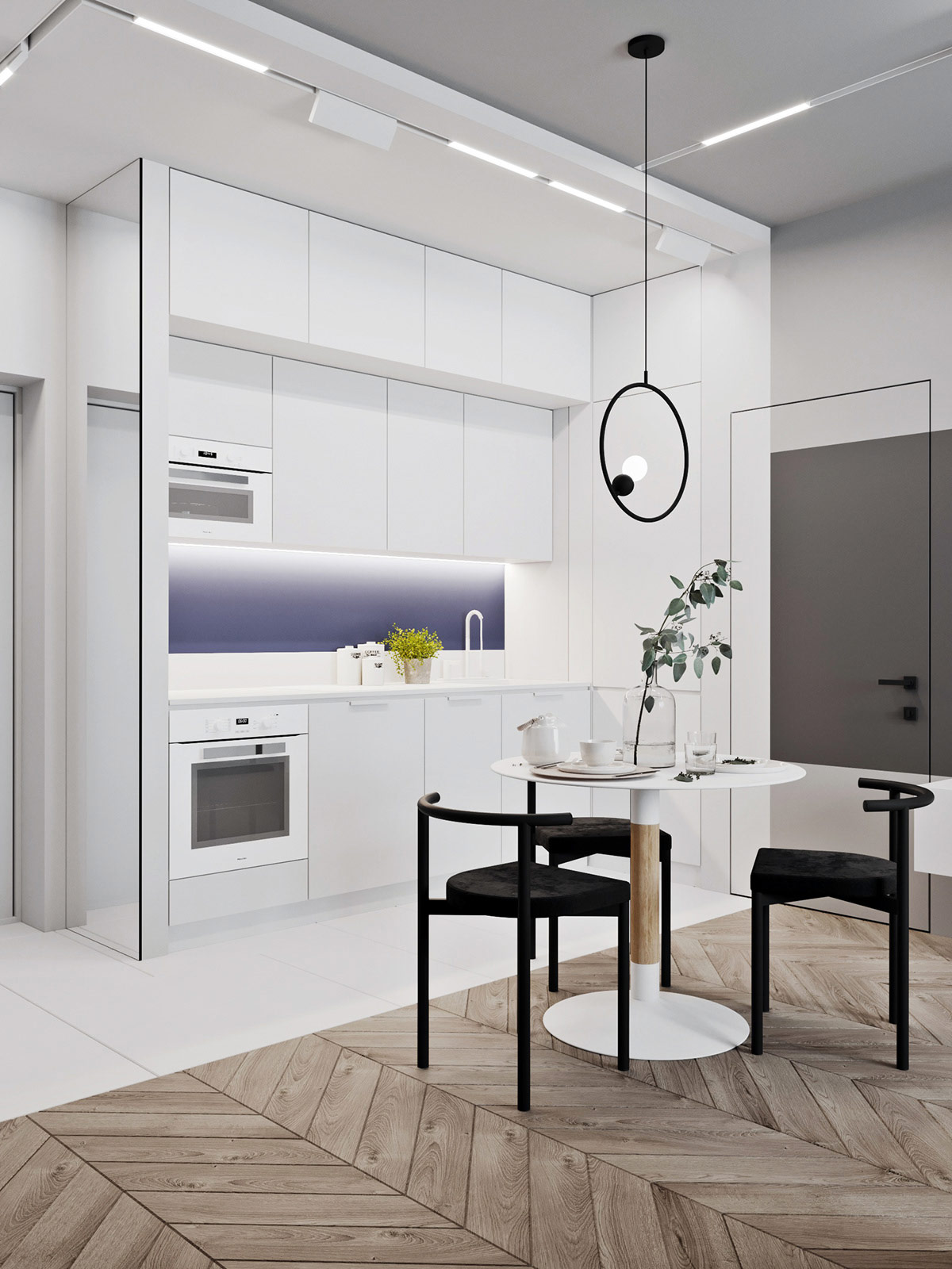 用红色和蓝色提升的家居装饰---酷图编号33