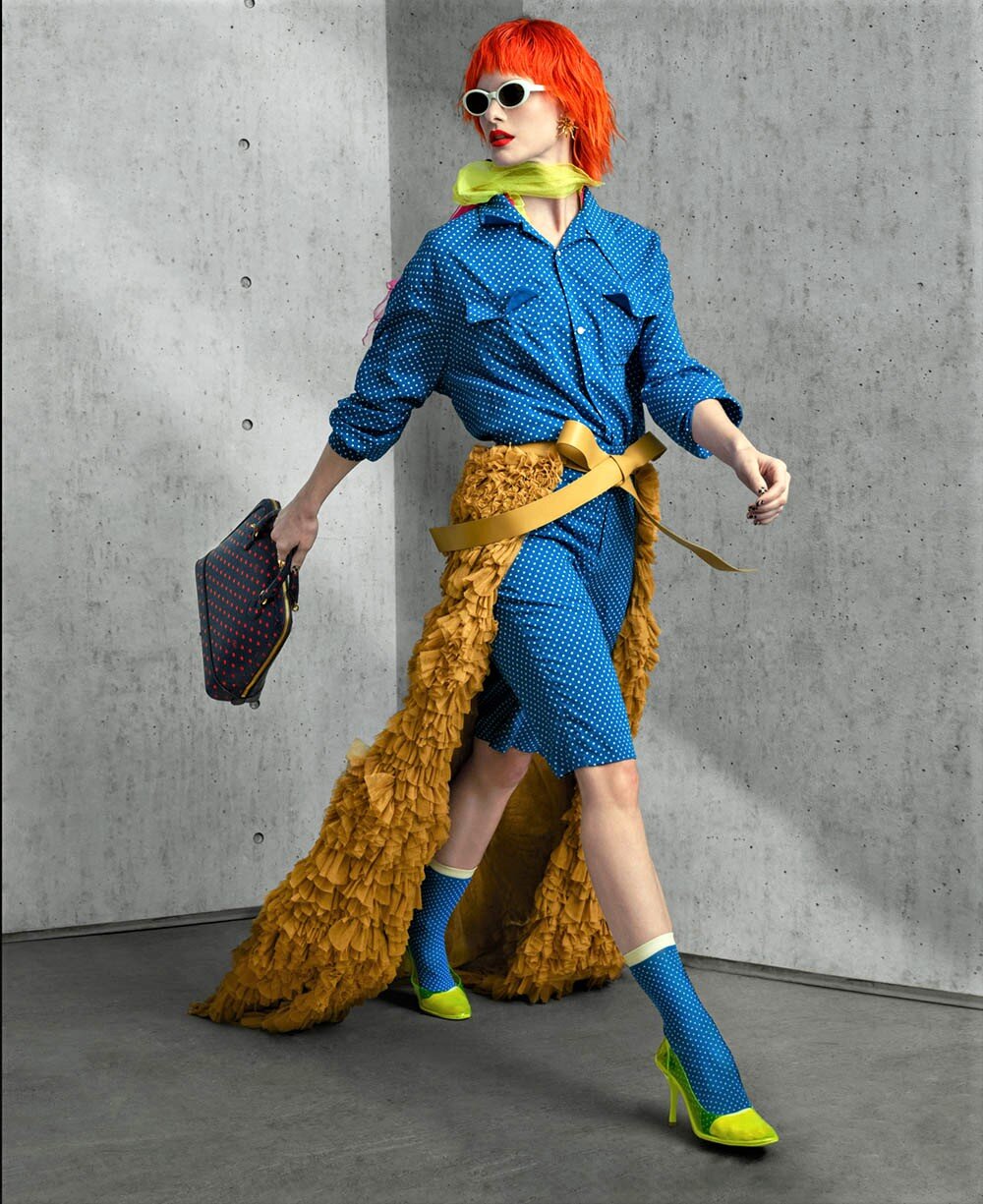 汉娜·霍尔曼-玛丽·克莱尔(Marie Claire)美国时尚的街拍人像---酷图编号12