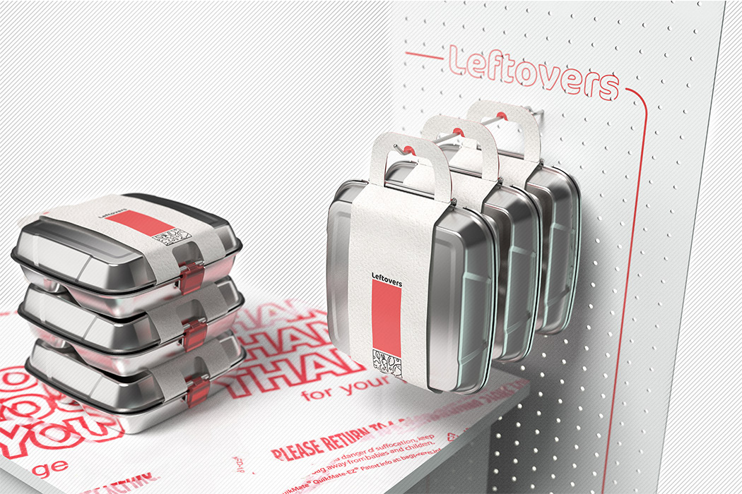 一个可节省500年发泡胶回收的持续外卖盒---酷图编号4