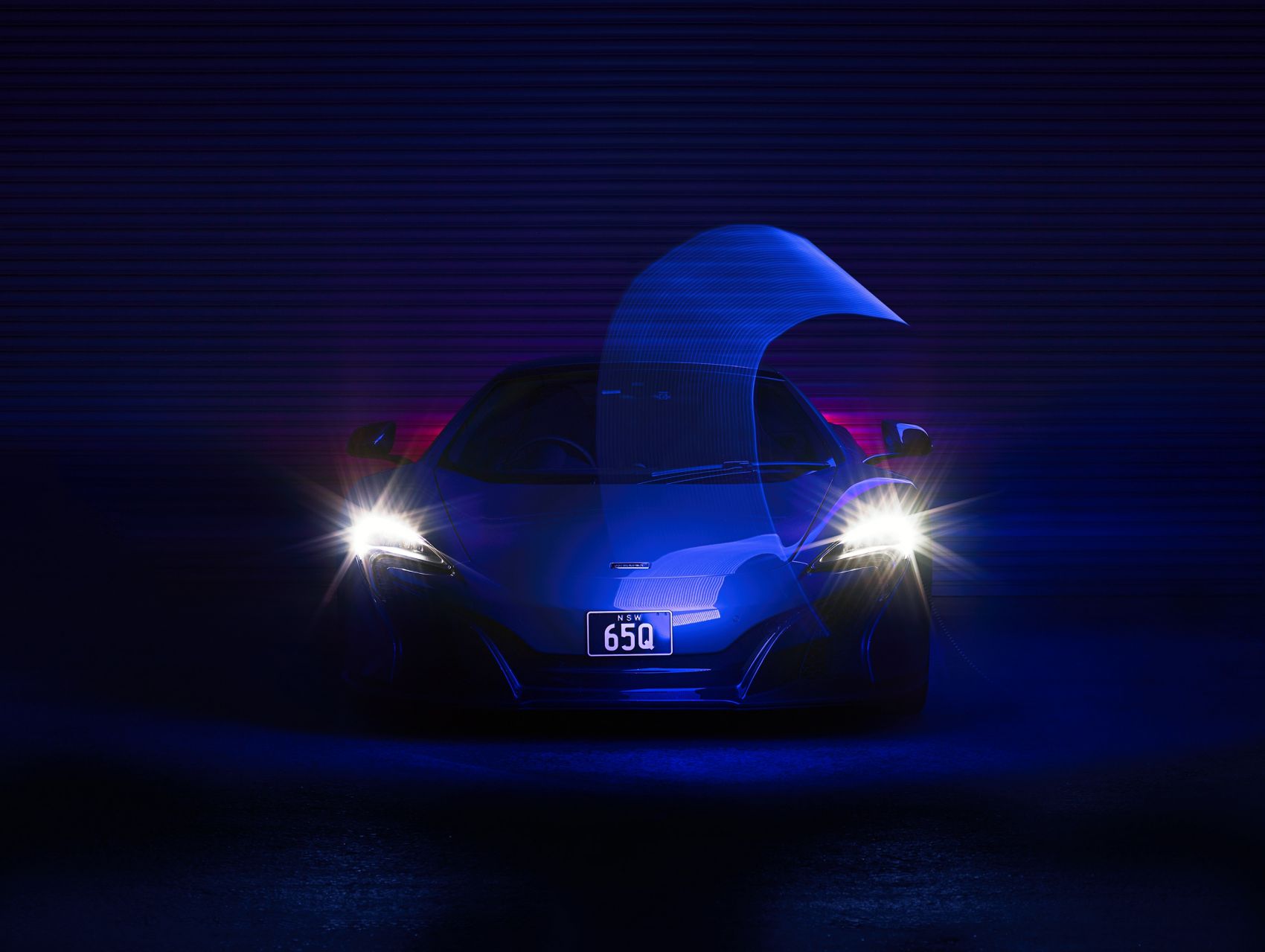 McLaren 650S-蓝色迈凯伦650S跑车图片