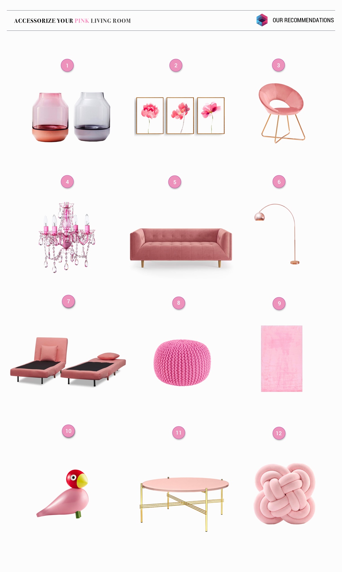 带有酷炫独特设计功能的粉色和灰色居家室内设计---酷图编号41