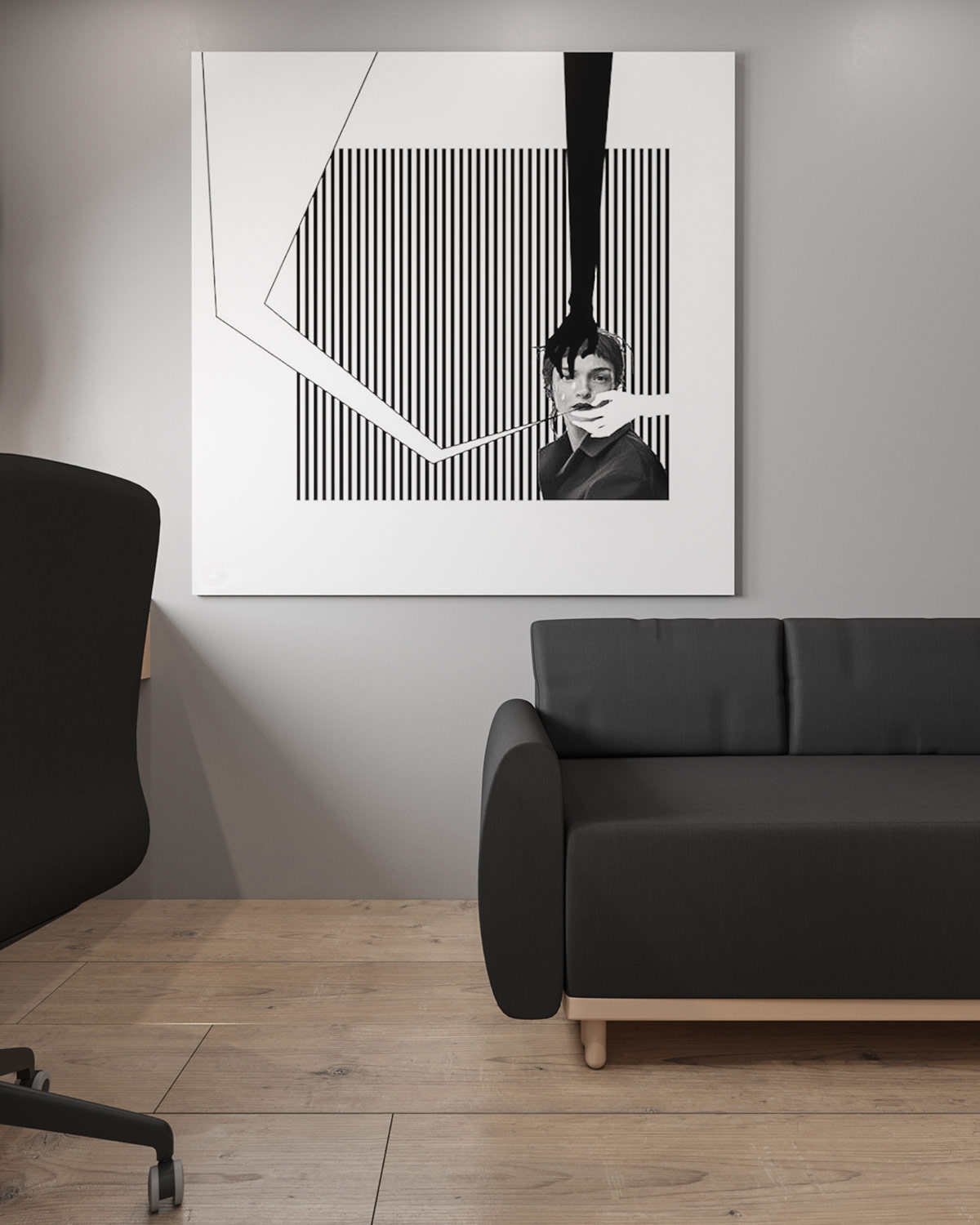 带有酷炫独特设计功能的粉色和灰色居家室内设计---酷图编号6