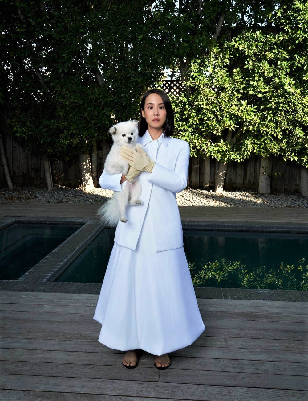 Cho Yeo-Jeong穿着COVID-19风格的时装秀---酷图编号8