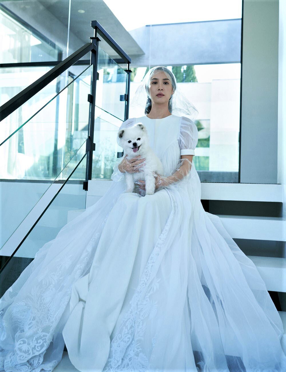 Cho Yeo-Jeong穿着COVID-19风格的时装秀---酷图编号7