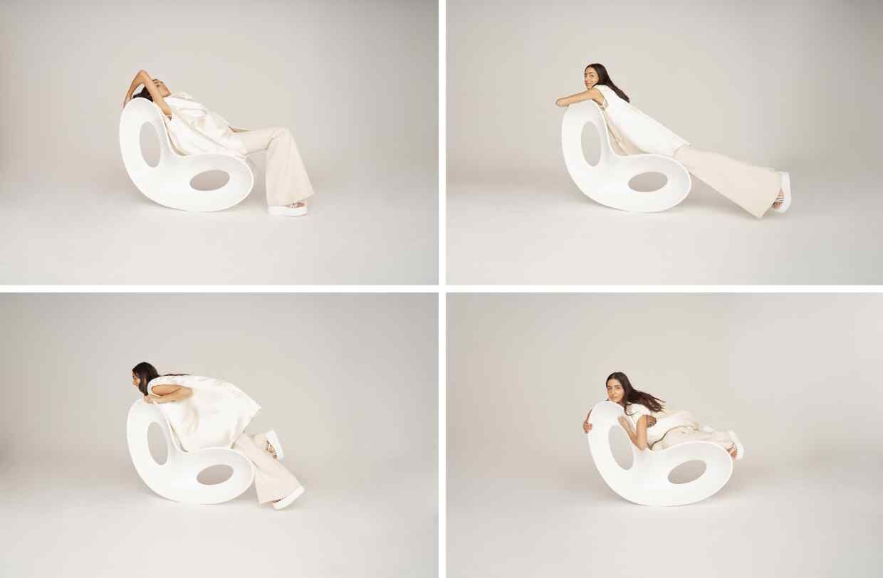 诺拉·阿塔尔-现代白色“时尚新视界”奢侈品时装秀---酷图编号8