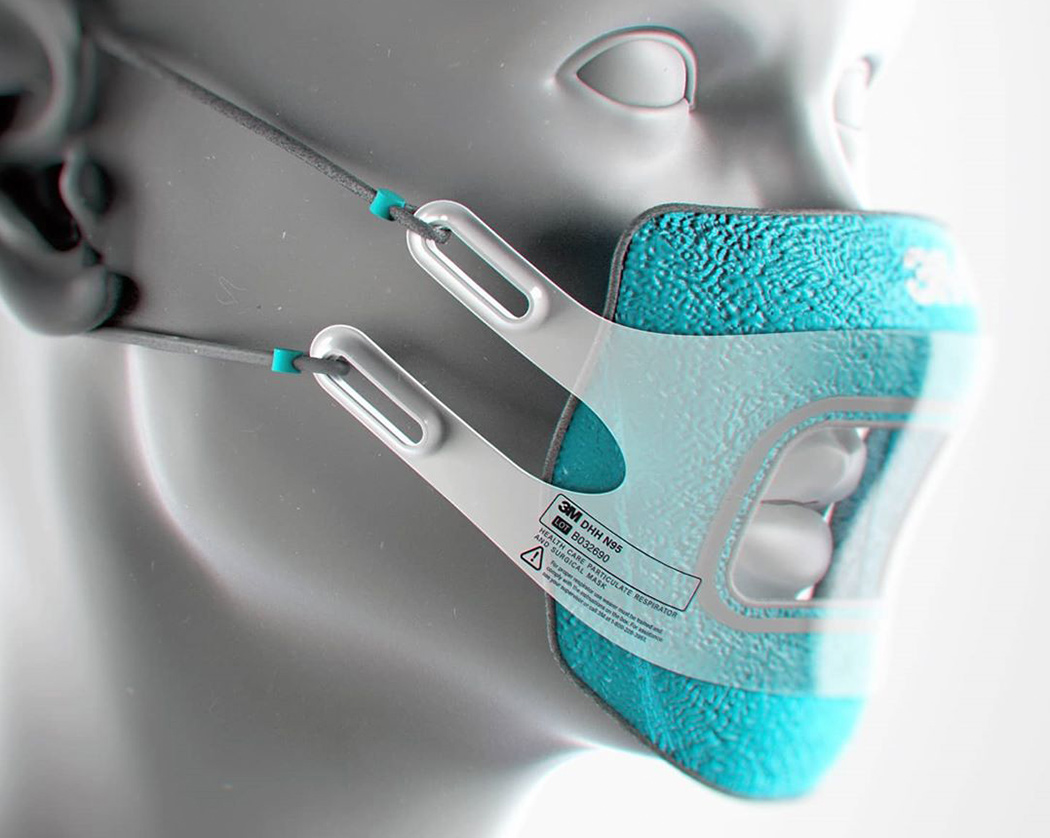 使听障人士可以阅读嘴唇的未来面罩口罩设计---酷图编号1