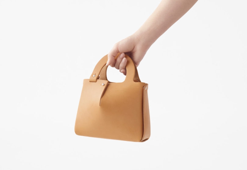 Nendo-用激光切割皮革制成的包图片