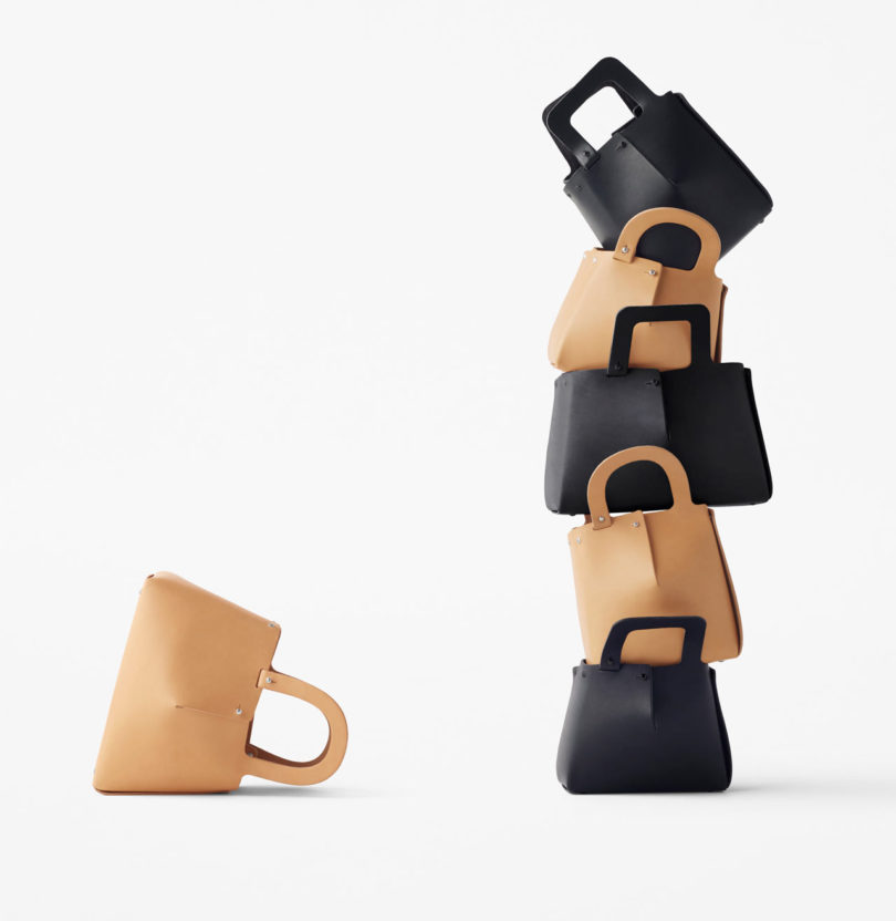 Nendo-用激光切割皮革制成的包---酷图编号10