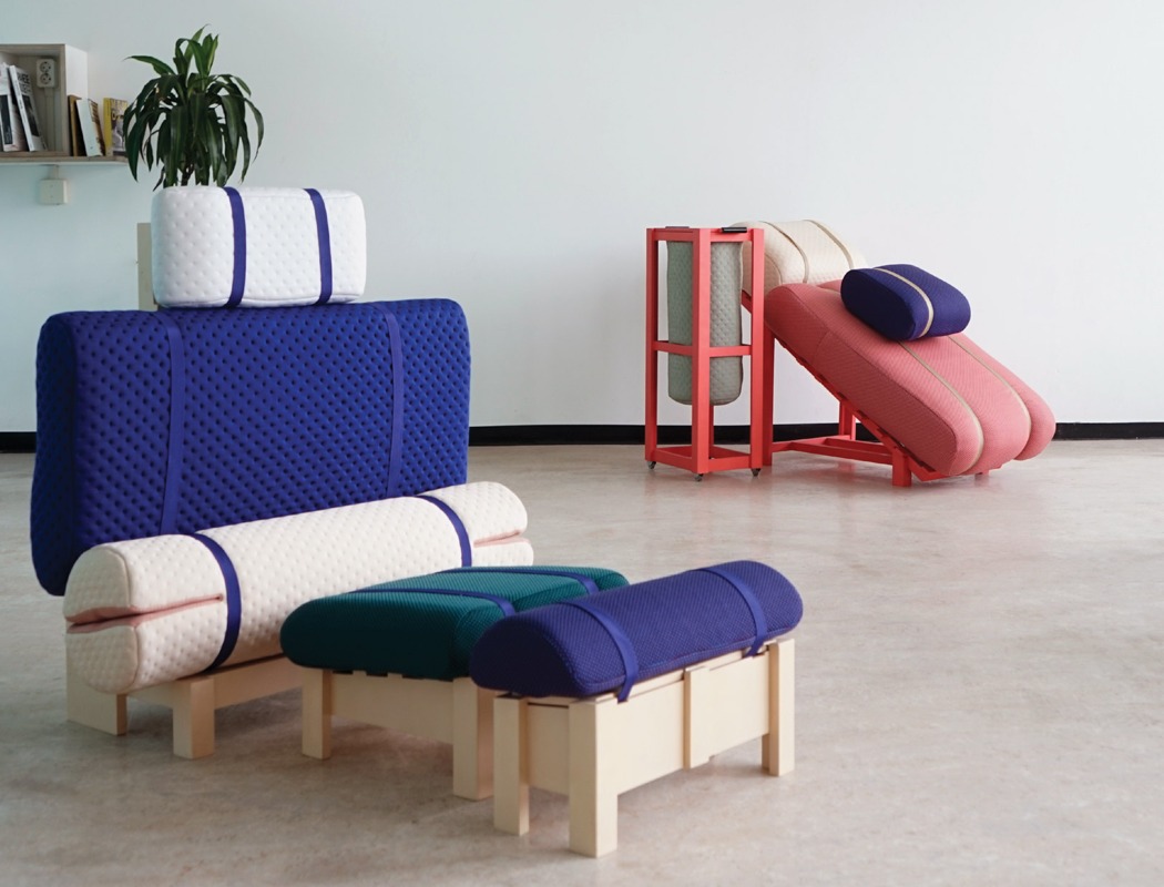 模糊了桌子和床之间界限的模块化搭配家具---酷图编号4