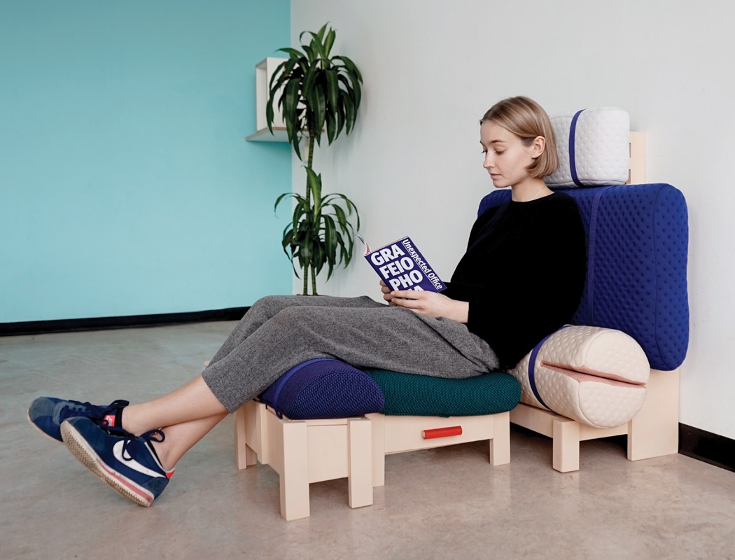 模糊了桌子和床之间界限的模块化搭配家具---酷图编号3