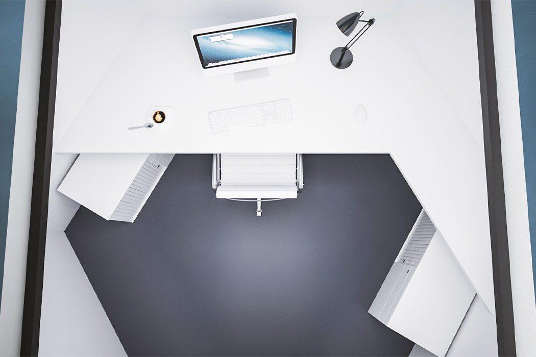 旨在让员工返回办公室隔离的密封工作吊舱---酷图编号5