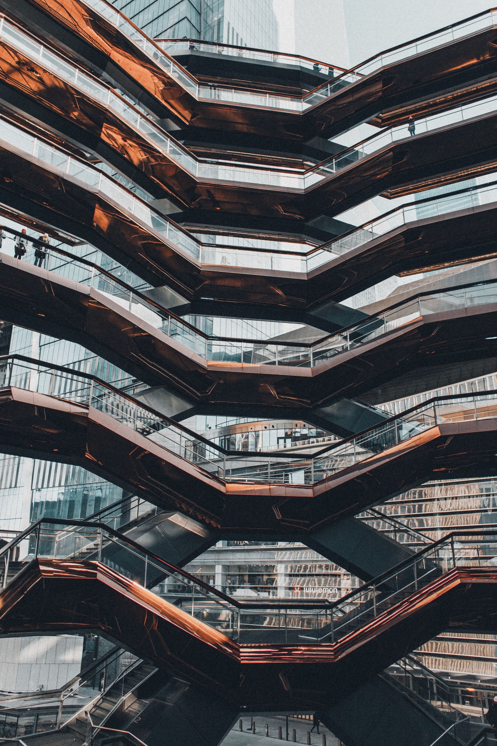 哈德逊广场围栏楼梯图片