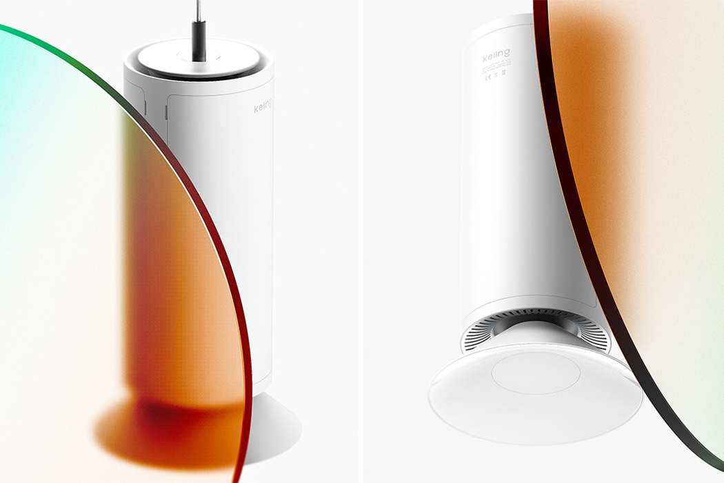 它可以兼作空气净化器的吊灯---酷图编号1