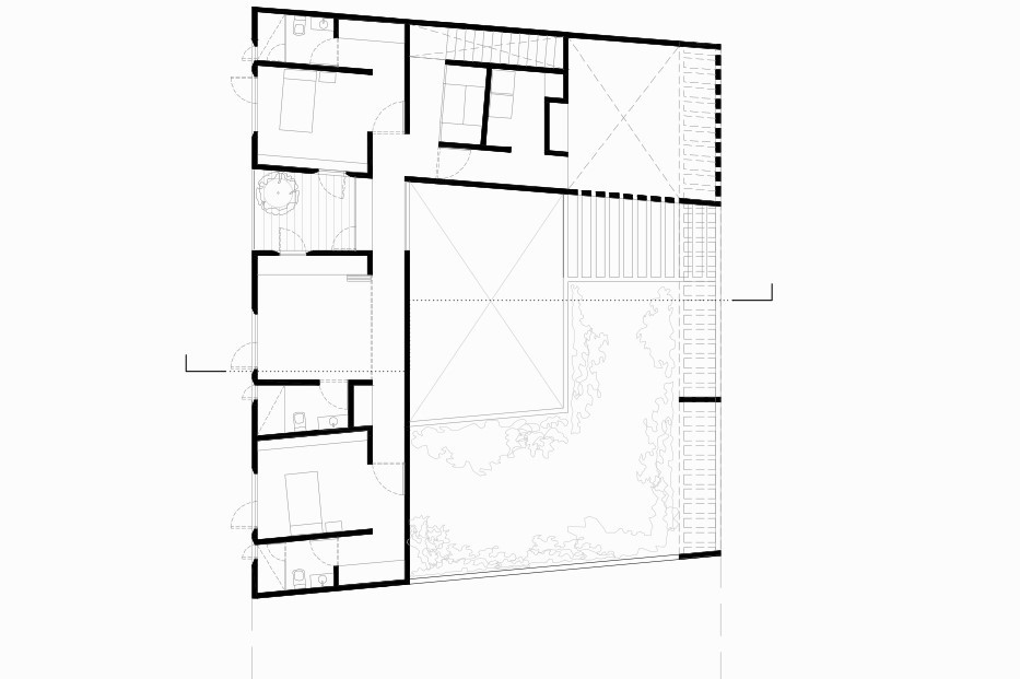 墨西哥550平米的红色混凝土别墅---酷图编号1319865