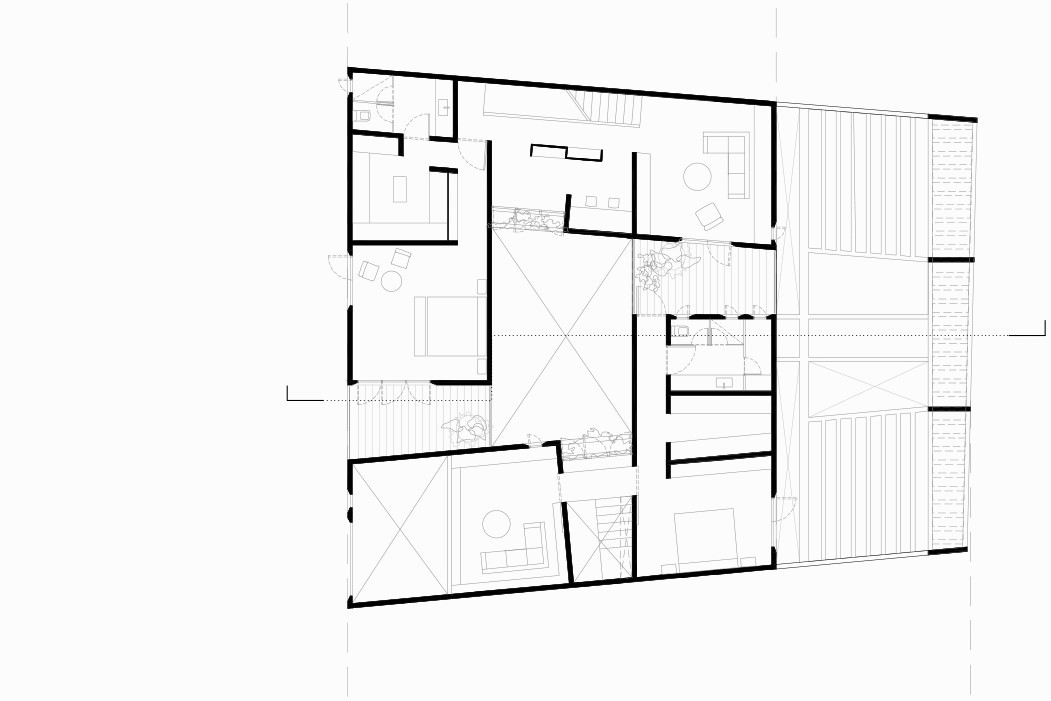 墨西哥550平米的红色混凝土别墅---酷图编号1319867